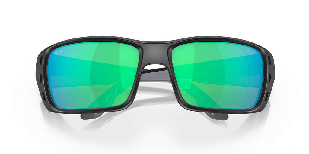 Costa del Mar Permit 06S9022 902220 62 Matte Black / Green Lens Mirror 62 / Lightwave Glass / Injected / Molded