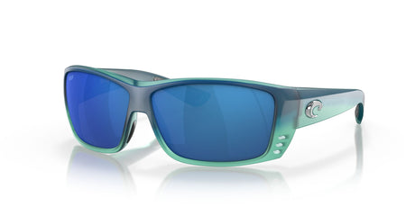 Costa del Mar Cat Cay 06S9024 902409 61 Matte Caribbean Fade / Blue Mirror 61 / Plastic / Plastic