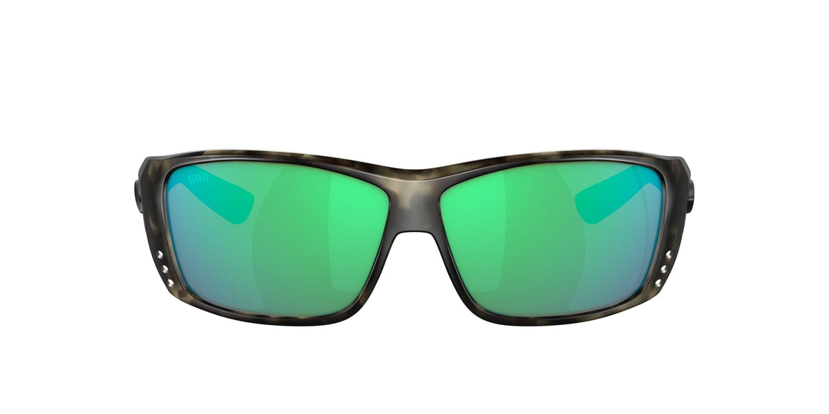 Costa del Mar Cat Cay 06S9024 902434 61 Wetlands / Green Lens Mirror - Blue Star Eyewear