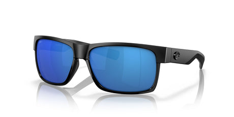 Costa del Mar Half Moon 06S9026 902604 60 Shiny Black / Blue Mirror 60 / Plastic / Plastic