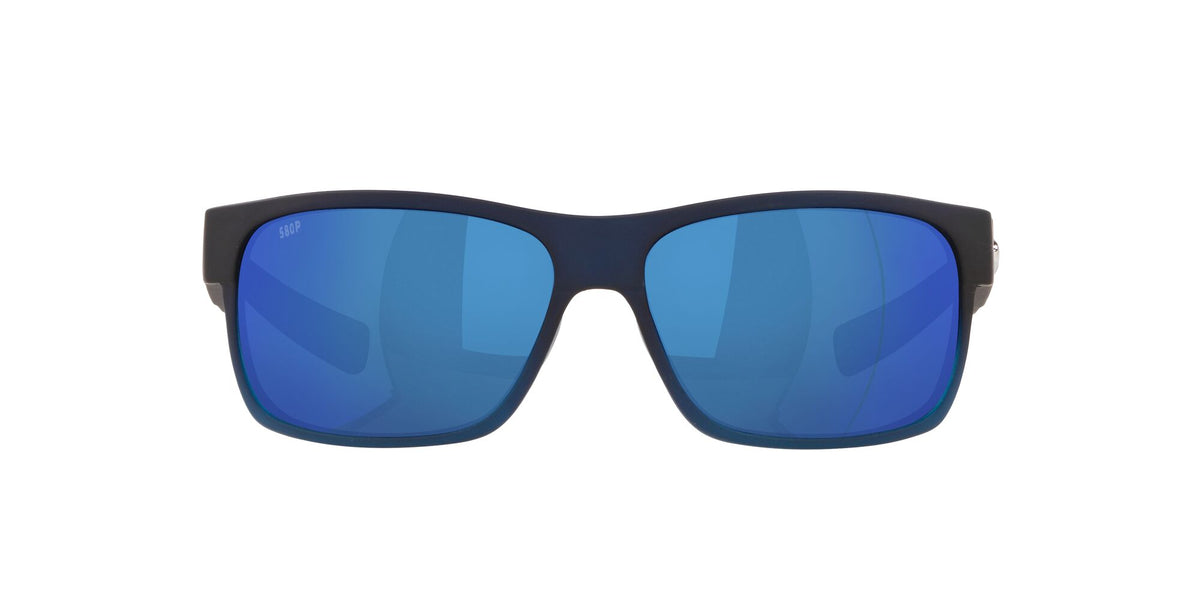 6S 9026 Costa Del Mar Half Moon Bahama Blue Fade / Blue Mirror 60 60 / Plastic / Plastic