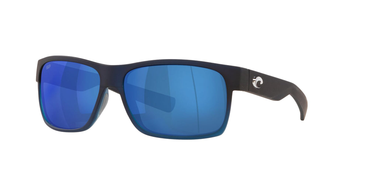 6S 9026 Costa Del Mar Half Moon Bahama Blue Fade / Blue Mirror 60 60 / Plastic / Plastic
