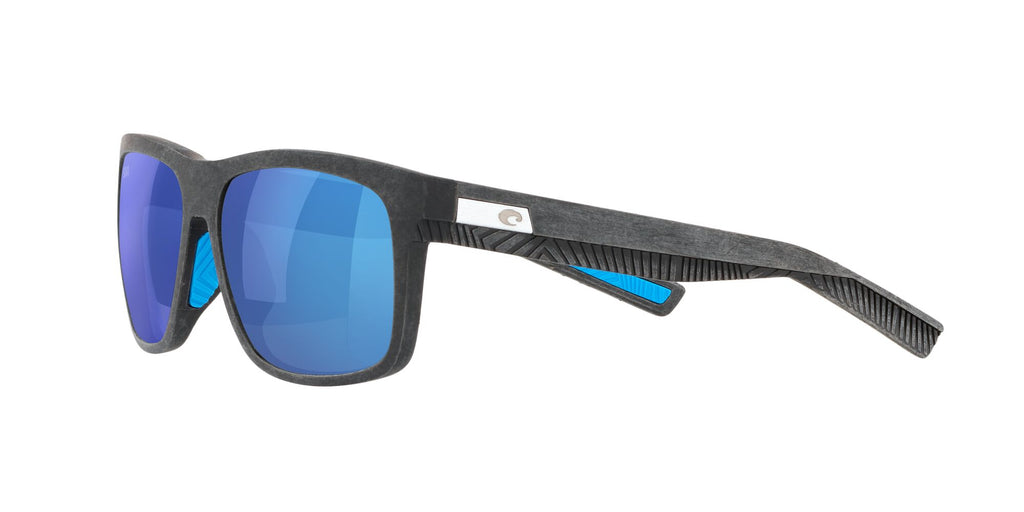 Costa del Mar Baffin 06S9030 903001 58 Net Gray With Blue Rubber / Blue Mirror 58 / Crystal / Plastic