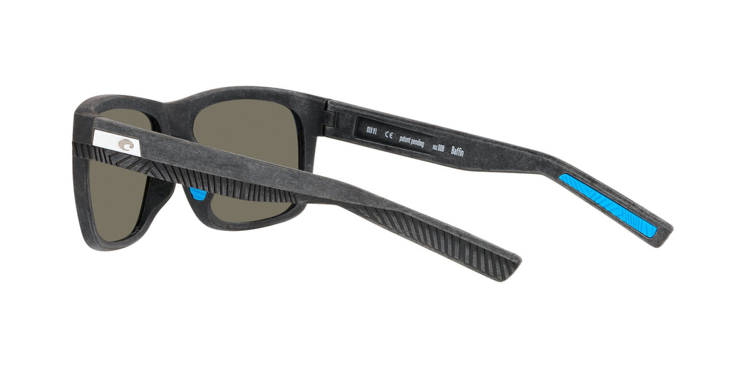 Costa del Mar Baffin 06S9030 903001 58 Net Gray With Blue Rubber / Blue Mirror 58 / Crystal / Plastic
