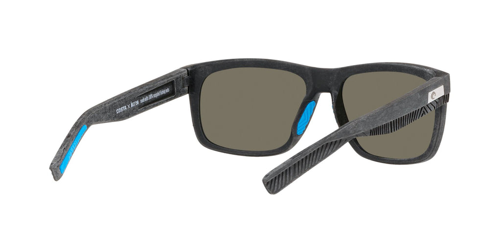 Costa del Mar Baffin 06S9030 903001 58 Net Gray With Blue Rubber / Blue Mirror 58 / Crystal / Plastic