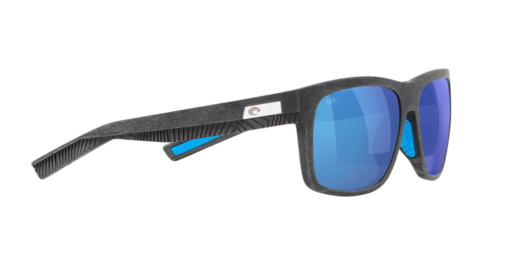 Costa del Mar Baffin 06S9030 903001 58 Net Gray With Blue Rubber / Blue Mirror 58 / Crystal / Plastic