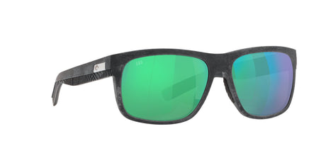 Costa del Mar Baffin 06S9030 903002 58 Net Gray With Gray Rubber / Green Lens Mirror 58 / Crystal / Plastic