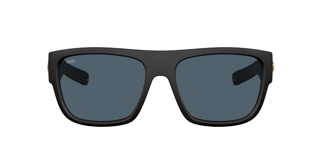 Costa Del Mar Sampan 187 Matte Black Ultra / Polarised In Gray 580P 60 / Plastic / Plastic