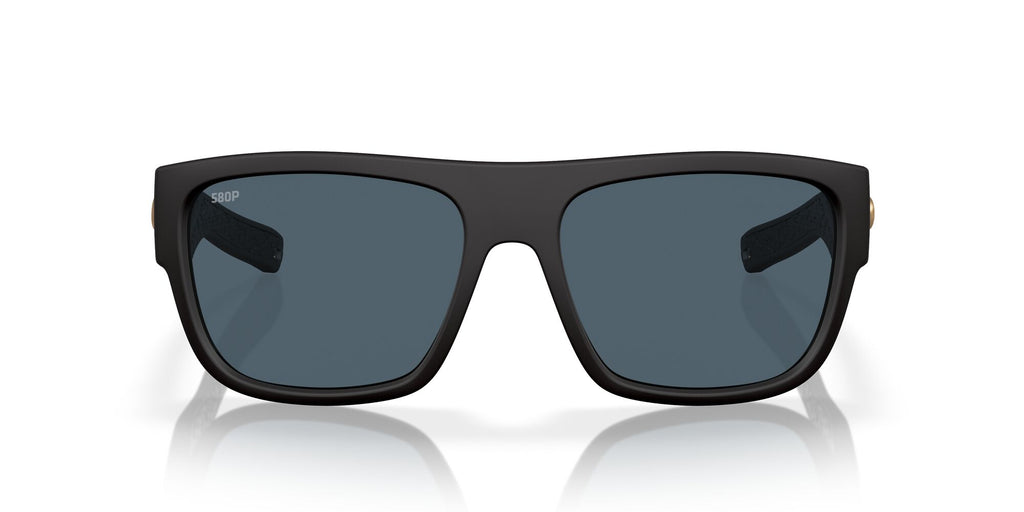 Costa Del Mar Sampan 187 Matte Black Ultra / Polarised In Gray 580P 60 / Plastic / Plastic