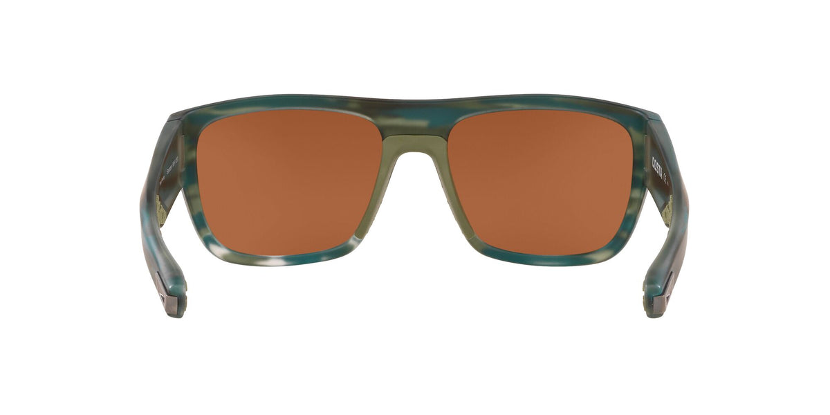 Costa Del Mar Sampan 253 Matte Reef / Polarised In Green Mirror 580P 60 / Plastic / Plastic