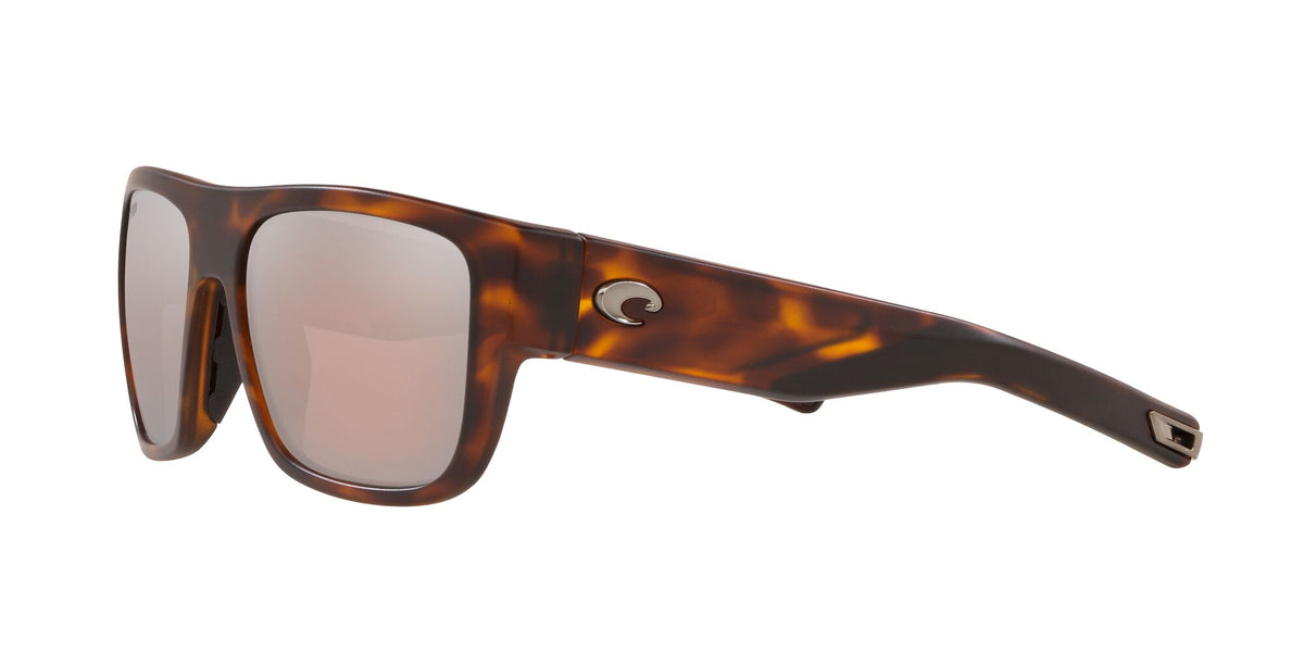 Costa del Mar Sampan 06S9033 903327 60 Matte Tortoise / Copper Silver Mirror 60 / Crystal / Plastic