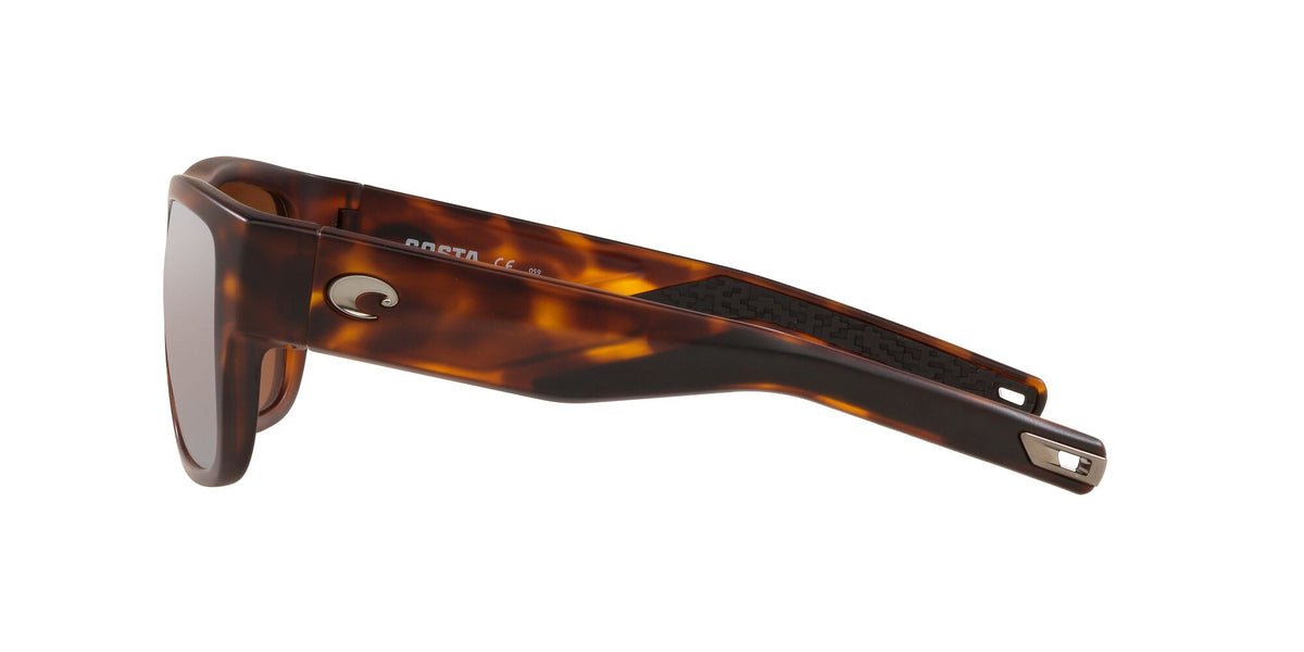 Costa del Mar Sampan 06S9033 903327 60 Matte Tortoise / Copper Silver Mirror 60 / Crystal / Plastic