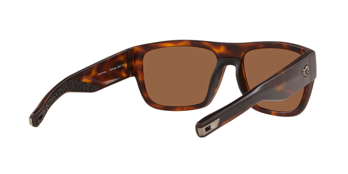 Costa del Mar Sampan 06S9033 903327 60 Matte Tortoise / Copper Silver Mirror 60 / Crystal / Plastic