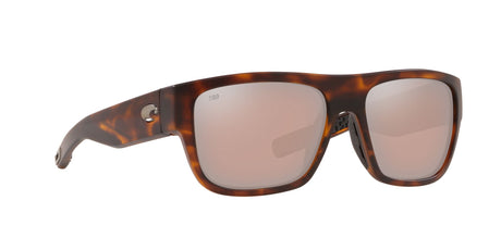 Costa del Mar Sampan 06S9033 903327 60 Matte Tortoise / Copper Silver Mirror 60 / Crystal / Plastic