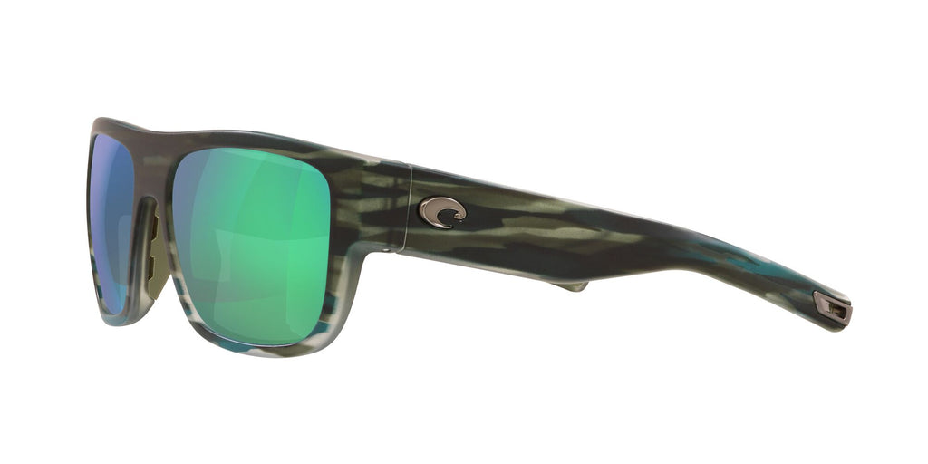 Costa del Mar Sampan 06S9033 903331 60 Matte Reef / Green Lens Mirror 60 / Crystal / Plastic