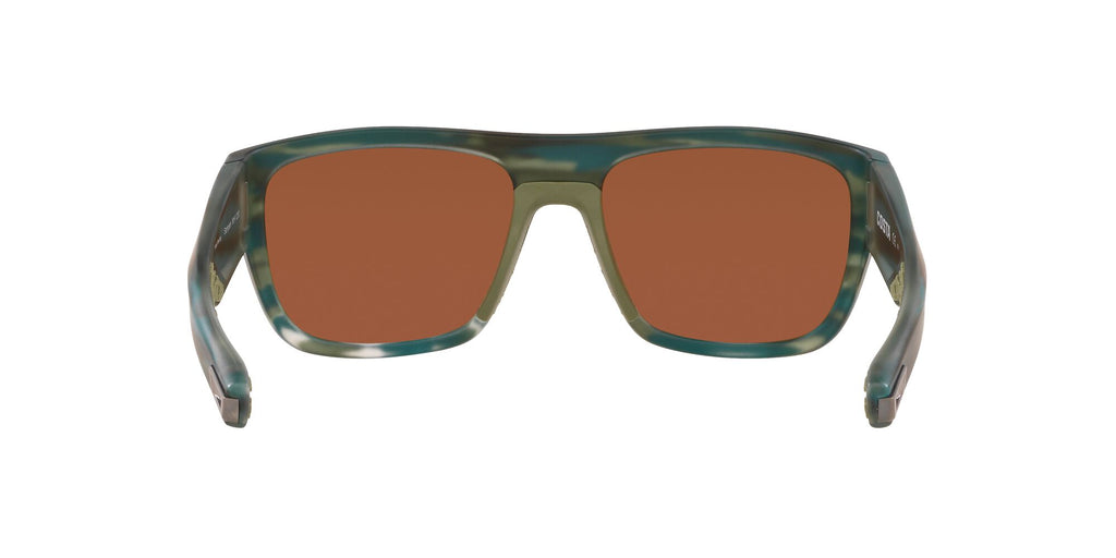 Costa del Mar Sampan 06S9033 903331 60 Matte Reef / Green Lens Mirror 60 / Crystal / Plastic