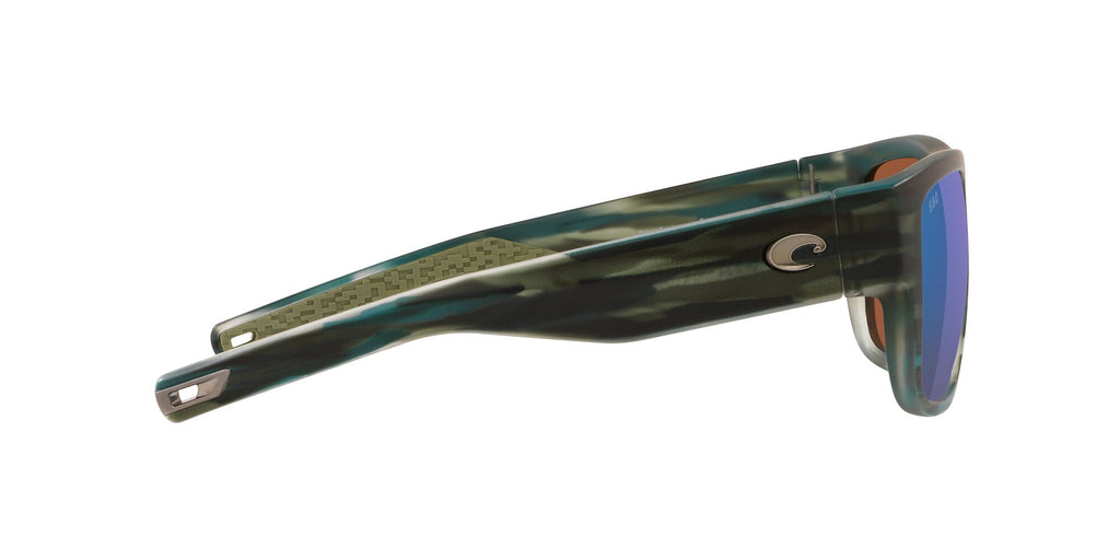 Costa del Mar Sampan 06S9033 903331 60 Matte Reef / Green Lens Mirror 60 / Crystal / Plastic