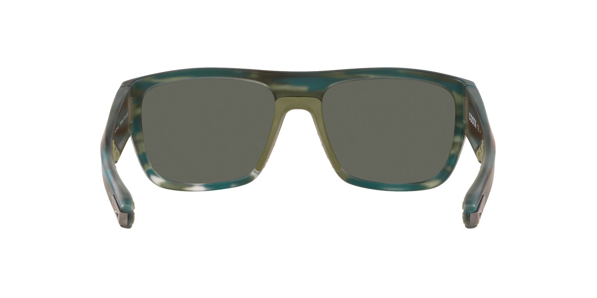 Costa Del Mar Sampan 253 Matte Reef / Polarised In Gray Silver Mirror 580G 60 / Crystal / Plastic