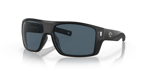 6S 9034 Costa Del Mar Diego Matte Black / Gray 62 62 / Polycarbonate / Injected / Molded