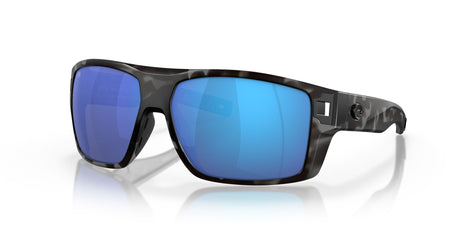 Costa del Mar Diego 06S9034 903431 62 Tiger Shark / Blue Mirror 62 / Crystal / Plastic