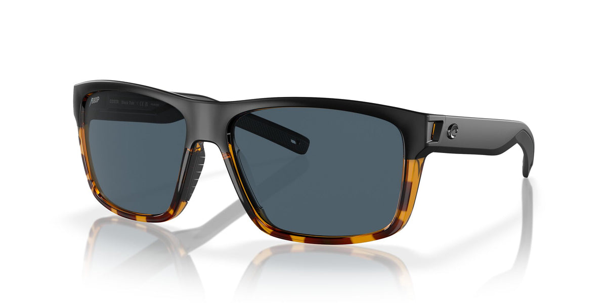 Costa del Mar Slack Tide 06S9035 903502 60 Black/Shiny Tortoise / Gray 60 / Plastic / Plastic