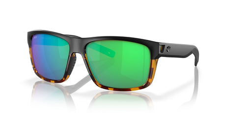 Costa del Mar Slack Tide 06S9035 903507 60 Black/Shiny Tortoise / Green Lens Mirror 60 / Plastic / Plastic