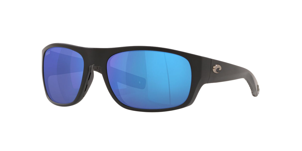 6S 9036 Costa Del Mar Tico Matte Black Frame & Blue Mirror 60 60 / Crystal / Plastic