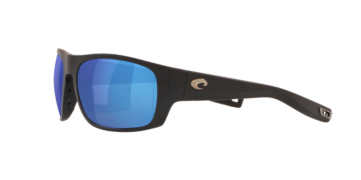 6S 9036 Costa Del Mar Tico Matte Black Frame & Blue Mirror 60 60 / Crystal / Plastic