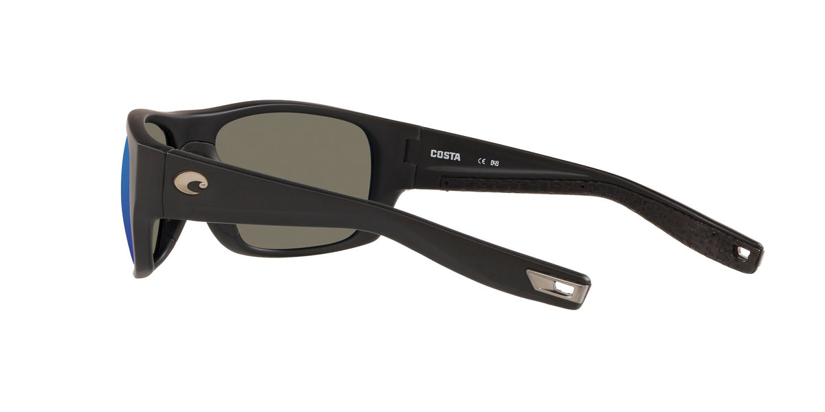 6S 9036 Costa Del Mar Tico Matte Black Frame & Blue Mirror 60 60 / Crystal / Plastic