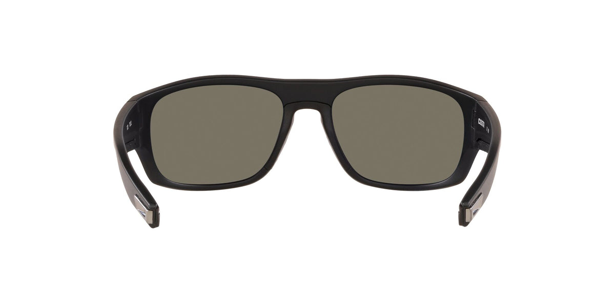 6S 9036 Costa Del Mar Tico Matte Black Frame & Blue Mirror 60 60 / Crystal / Plastic