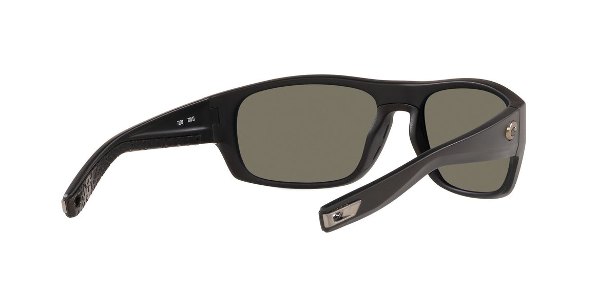 6S 9036 Costa Del Mar Tico Matte Black Frame & Blue Mirror 60 60 / Crystal / Plastic