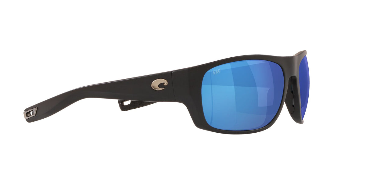 6S 9036 Costa Del Mar Tico Matte Black Frame & Blue Mirror 60 60 / Crystal / Plastic