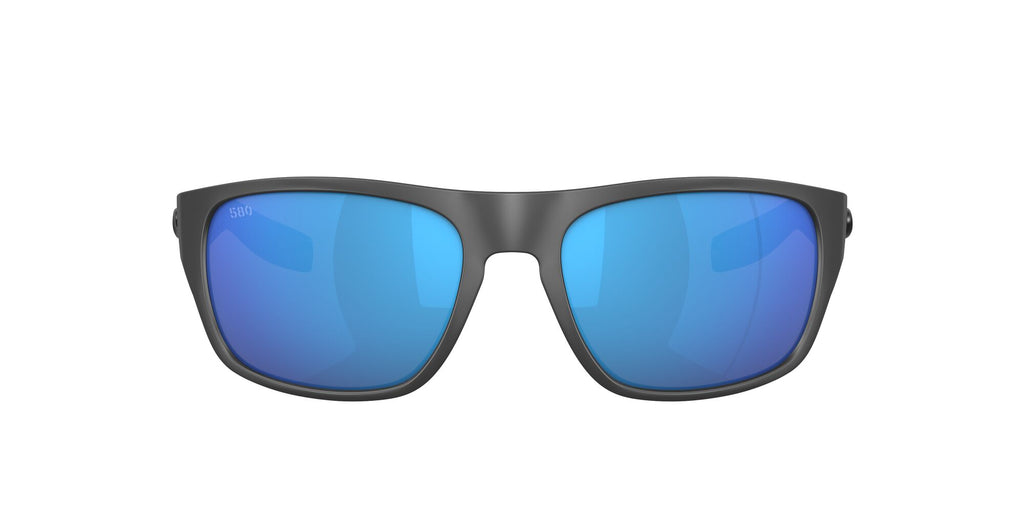 Costa Del Mar Tico 98 Matte Gray / Polarised In Blue Mirror 580G 60 / Crystal / Plastic