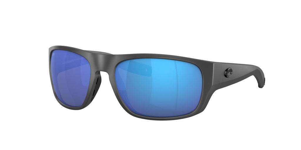 Costa Del Mar Tico 98 Matte Gray / Polarised In Blue Mirror 580G 60 / Crystal / Plastic