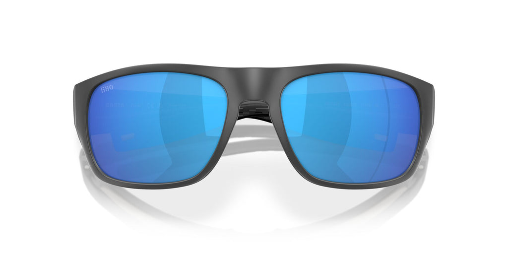 Costa Del Mar Tico 98 Matte Gray / Polarised In Blue Mirror 580G 60 / Crystal / Plastic