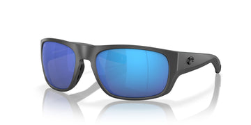 Costa Del Mar Tico 98 Matte Gray / Polarised In Blue Mirror 580G 60 / Crystal / Plastic