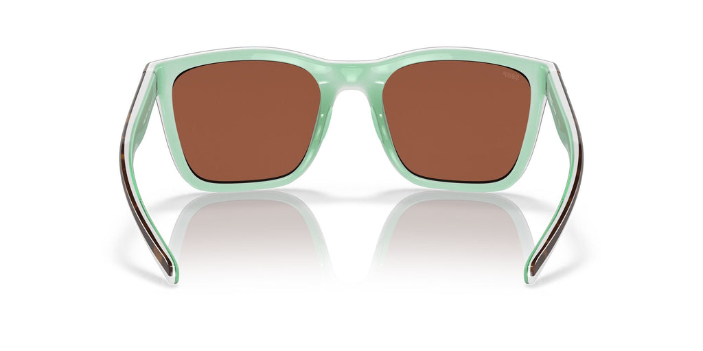 Costa del Mar Panga 06S9037 903701 56 Shiny Tortoise/White/Seafoam Crystal / Copper 56 / Plastic / Plastic