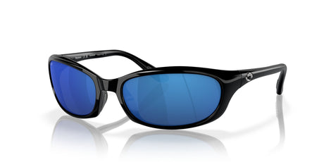 Costa del Mar Harpoon 06S9040 904006 62 Shiny Black / Blue Mirror 62 / Plastic / Plastic