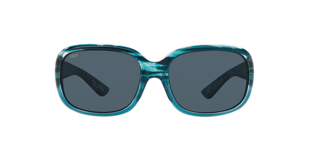 Costa del Mar Gannet 06S9041 904109 58 Shiny Marine / Gray 58 / Plastic / Plastic