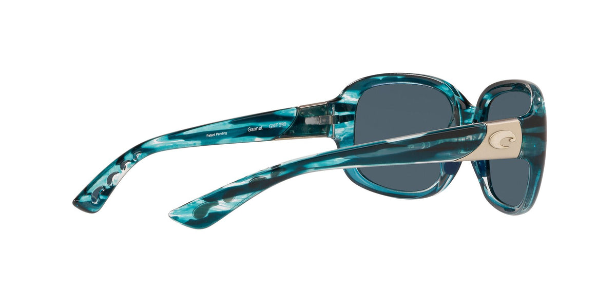 Costa del Mar Gannet 06S9041 904109 58 Shiny Marine / Gray 58 / Plastic / Plastic