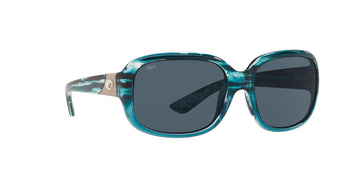 Costa del Mar Gannet 06S9041 904109 58 Shiny Marine / Gray 58 / Plastic / Plastic