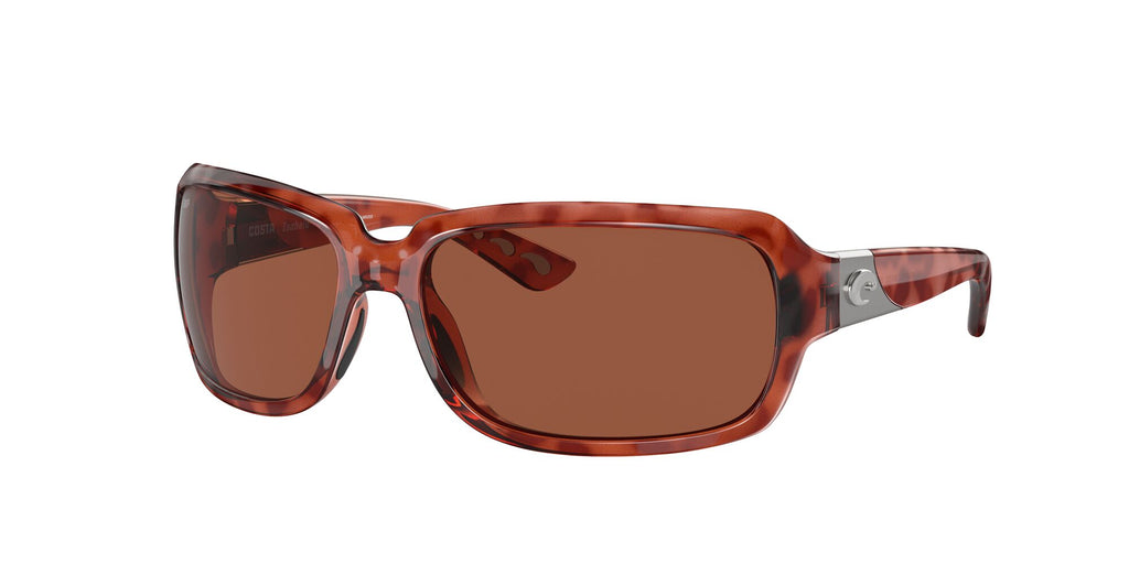 Costa del Mar Isabela 06S9043 904301 64 Tortoise / Copper 64 / Plastic / Plastic