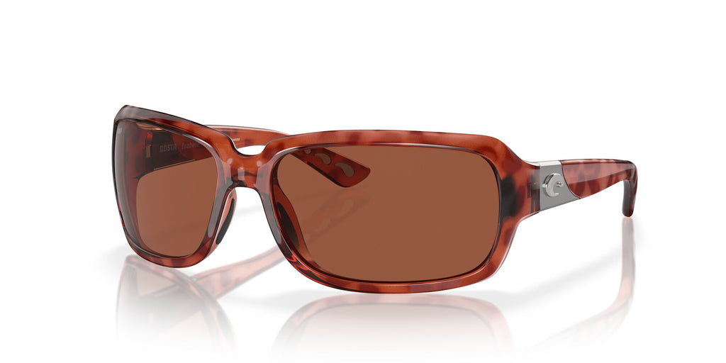 Costa del Mar Isabela 06S9043 904301 64 Tortoise / Copper 64 / Plastic / Plastic