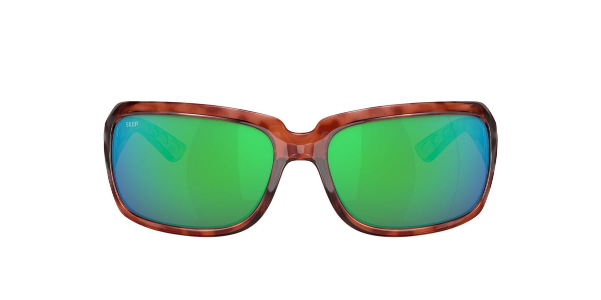 6S 9043 Costa Del Mar Isabela Tortoise / Green Mirror 64 - Blue Star Eyewear