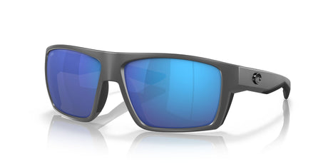 Costa del Mar Bloke 06S9045 904512 61 Matte Gray/Matte Black / Blue Mirror 61 / Lightwave Glass / Injected / Injected