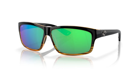 Costa Del Mar Cut 52 Coconut Fade / Polarised In Green Mirror 580P 60 / Plastic / Plastic