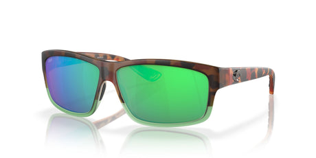 Costa del Mar Cut 06S9047 904712 60 Matte Tortuga Fade / Green Lens Mirror 60 / Plastic / Plastic