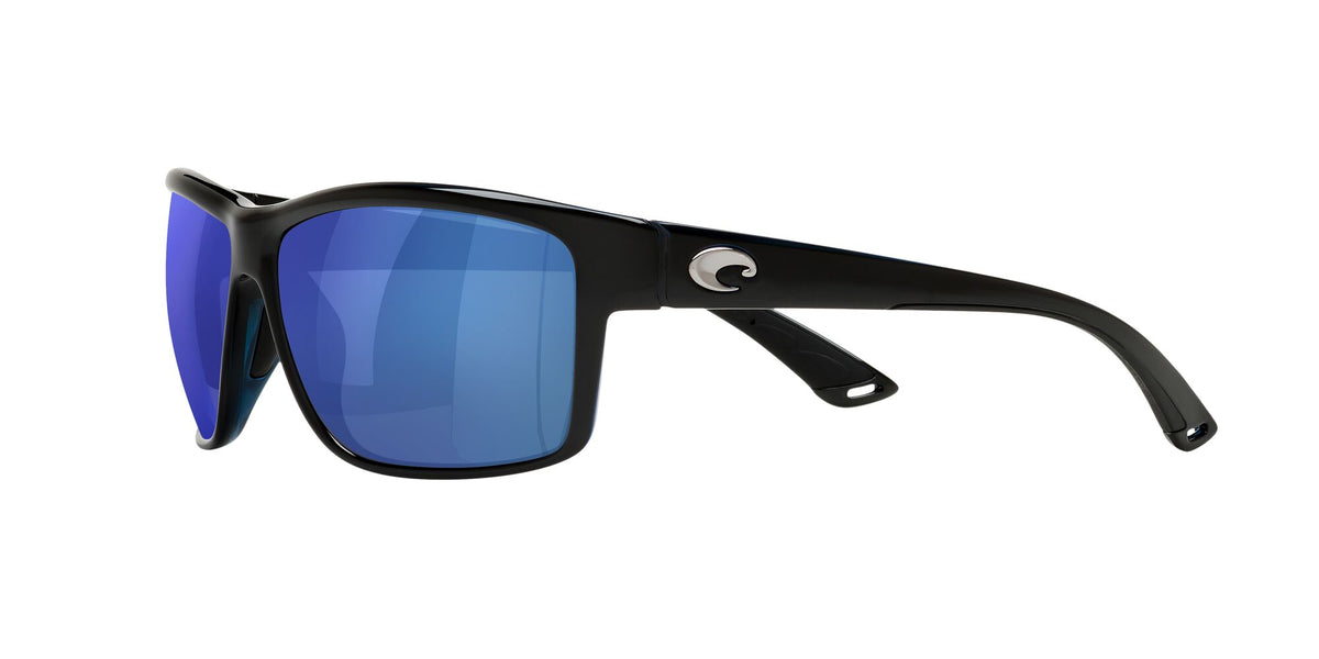 Costa del Mar Mag Bay 06S9048 904804 63 Shiny Black / Blue Mirror 63 / Plastic / Plastic