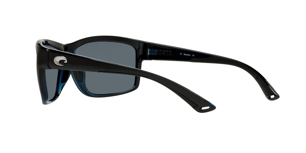 Costa del Mar Mag Bay 06S9048 904804 63 Shiny Black / Blue Mirror 63 / Plastic / Plastic