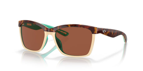 Costa del Mar Anaa 06S9053 905301 55 Shiny Retro Tort/Cream/Mint / Copper 55 / Plastic / Plastic